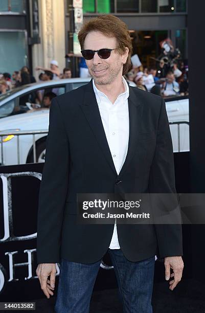 Producer Jerry Bruckheimer arrives at the premiere of Warner Bros. Pictures' 'Dark Shadows' at Grauman's Chinese Theatre on May 7, 2012 in Hollywood,...