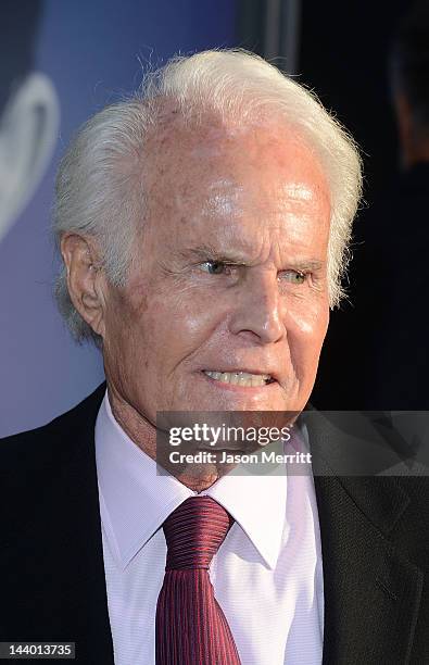 Producer Richard D. Zanuck arrives at the premiere of Warner Bros. Pictures' 'Dark Shadows' at Grauman's Chinese Theatre on May 7, 2012 in Hollywood,...