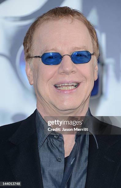 Danny Elfman arrives at the premiere of Warner Bros. Pictures' 'Dark Shadows' at Grauman's Chinese Theatre on May 7, 2012 in Hollywood, California.