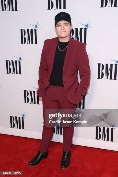 Lily Rose attends the 2022 BMI Country Awards at BMI on November 08, 2022 in Nashville, Tennessee.