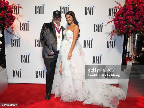Hardy and Caleigh Ryan attend the 2022 BMI Country Awards at BMI on November 08, 2022 in Nashville, Tennessee.