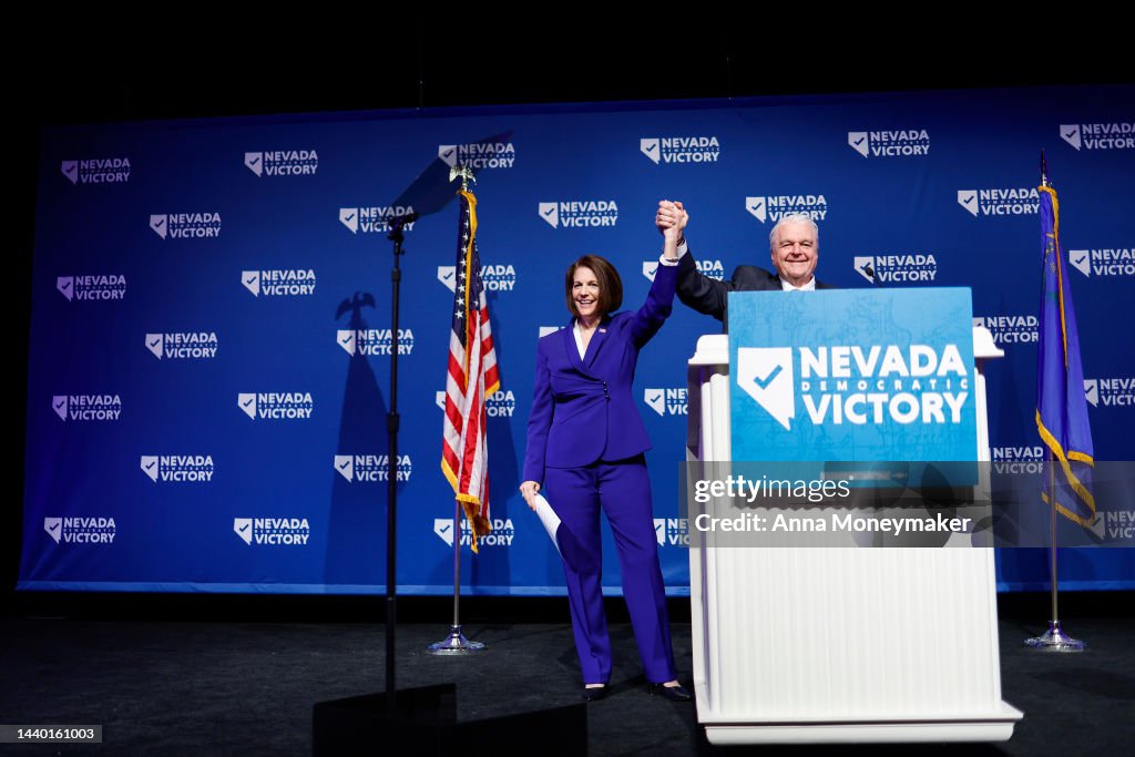 Nevada Rnc U.S. Sen. Catherine Cortez Masto and Nevada Gov. Steve Sisolak hold ...