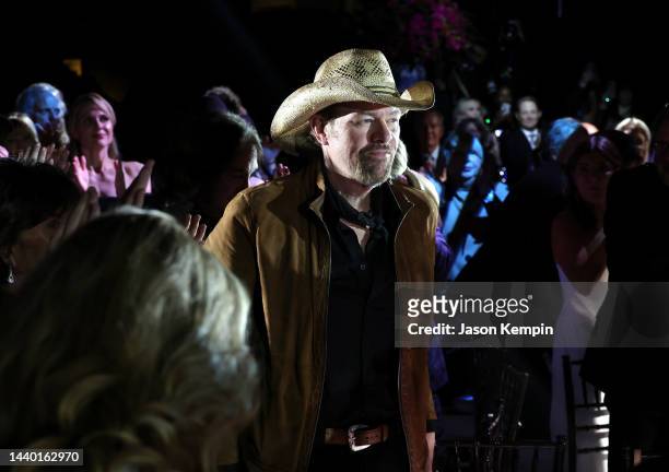 Toby Keith attends the BMI Icon Award during the 2022 BMI Country Awards at BMI on November 08, 2022 in Nashville, Tennessee.