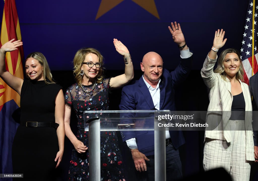 Democratic Senate Candidate Mark Kelly Holds Election Night Event In Tucson
