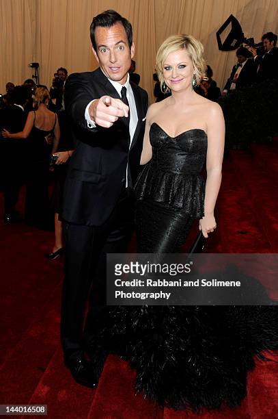 Will Arnett and Amy Poehler attends the "Schiaparelli And Prada: Impossible Conversations" Costume Institute Gala at the Metropolitan Museum of Art...