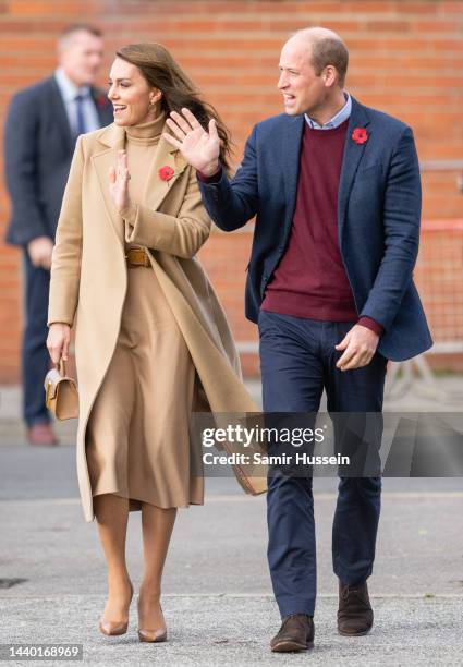 Prince William, Prince of Wales and Catherine, Princess of Wales visit The Street, a community hub that hosts local organisations to grow and develop...