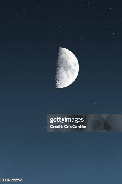 First Quarter 360 First Quarter Moon Stock Photos, High-Res Pictures, and Images ...