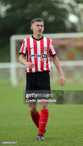 Year old Chris Rigg of Sunderland during the Premier League 2 match between Sunderland U21 and Southampton U21 at The Academy of Light on November 7,...