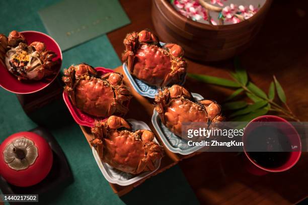 chinese crab - jiangsu province stock pictures, royalty-free photos & images