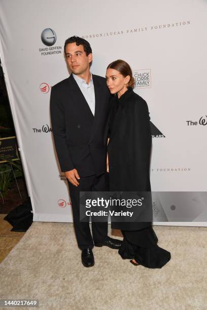 Louis Eisner and Ashley Olsen at the YES 20th Anniversary Celebration at The Maybourne Beverly Hills in Beverly Hills, California on September 23,...