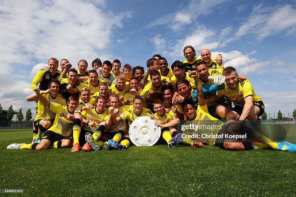Borussia Dortmund Celebrate Bundesliga Victory - Official Presentation