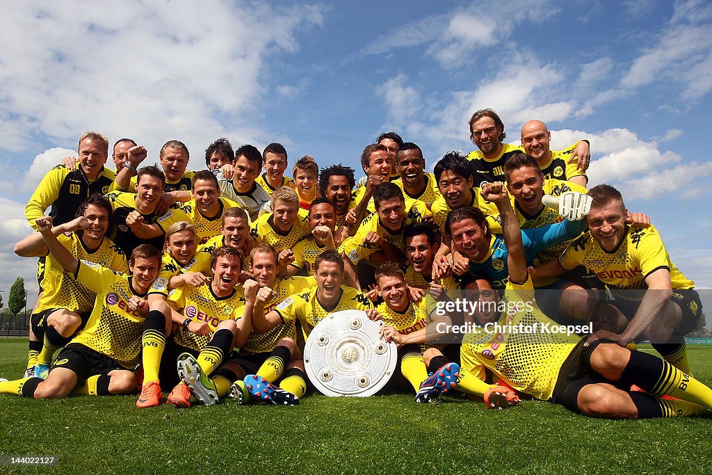 Borussia Dortmund Celebrate Bundesliga Victory - Official Presentation