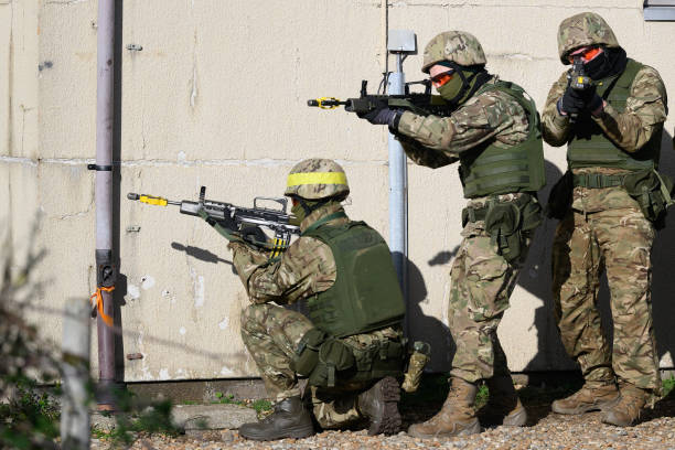 GBR: Stoltenberg And Wallace Observe Ukrainian Troops Training In UK