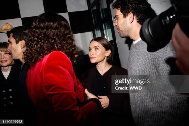 Ashley Olsen attends W Magazine's The Originals Dinner at Shun Lee West Cafe in New York, New York on October 27, 2021.