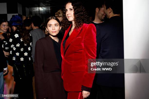 Ashley Olsen and Sara Moonves attend W Magazine's The Originals Dinner at Shun Lee West Cafe in New York, New York on October 27, 2021.