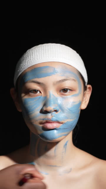 Woman Wearing Face Mask Black Background Videos and HD Footage - Getty ...