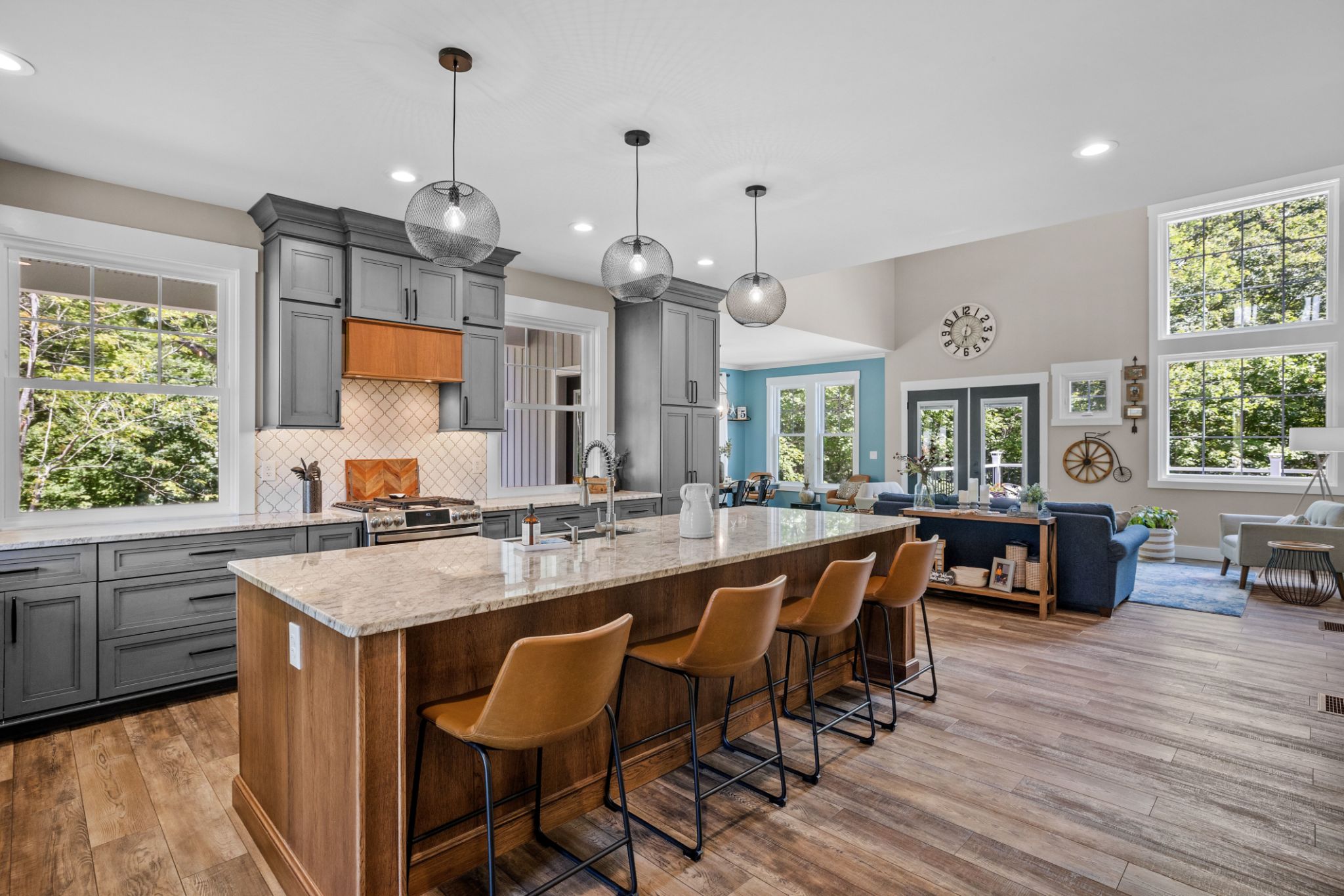 open concept kitchen