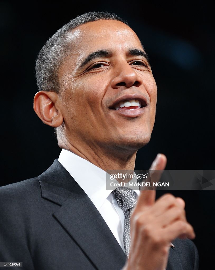US President Barack Obama speaks on the 