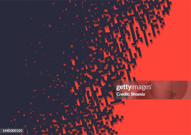 illustrations, cliparts, dessins animés et icônes de modèle d’art de pixel - bit