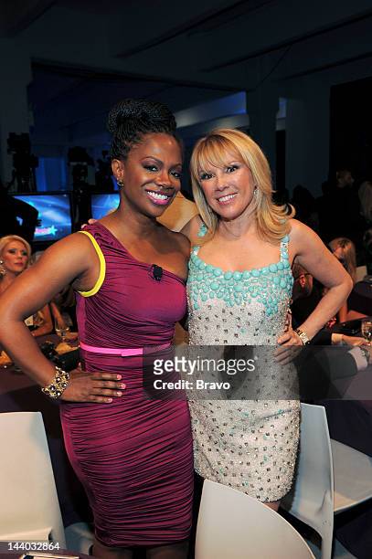 April 4, 2012 at Center 548 in New York, NY" -- Pictured: Kandi Burruss and Ramona Singer--