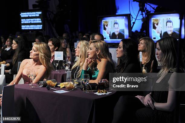 April 4, 2012 at Center 548 in New York, NY" -- Pictured: Taylor Armstrong, Kim Richards, Adrienne Maloof, and Kyle Richards--