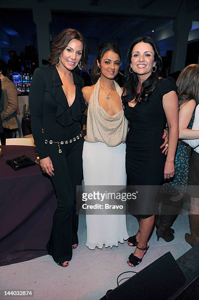 April 4, 2012 at Center 548 in New York, NY" -- Pictured: LuAnn de Lesseps, Golnesa "GG" Gharachedaghi, and Jenni Pulos--