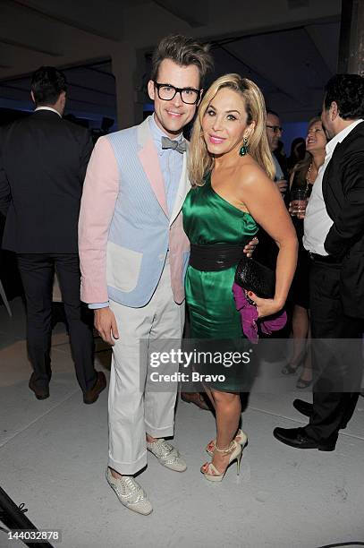April 4, 2012 at Center 548 in New York, NY" -- Pictured: Brad Goreski and Adrienne Maloof --