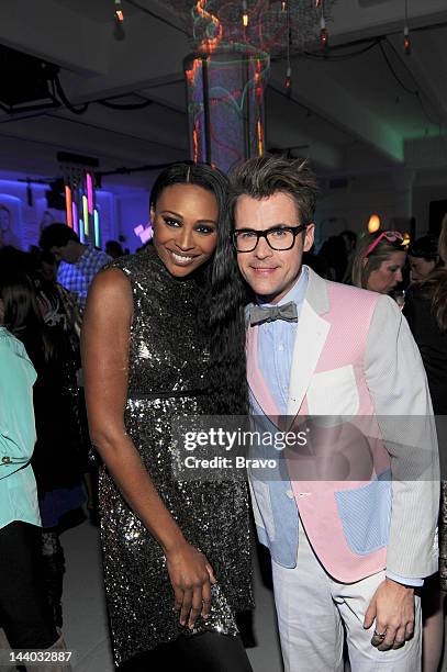 April 4, 2012 at Center 548 in New York, NY" -- Pictured: Cynthia Bailey and Brad Goreski --