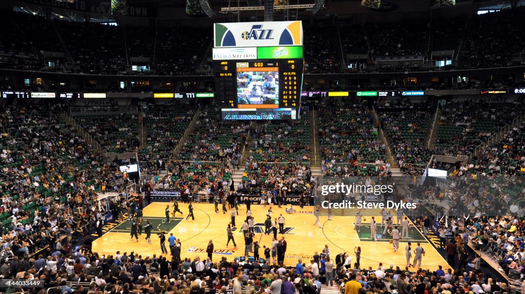 San Antonio Spurs v Utah Jazz - Game Three