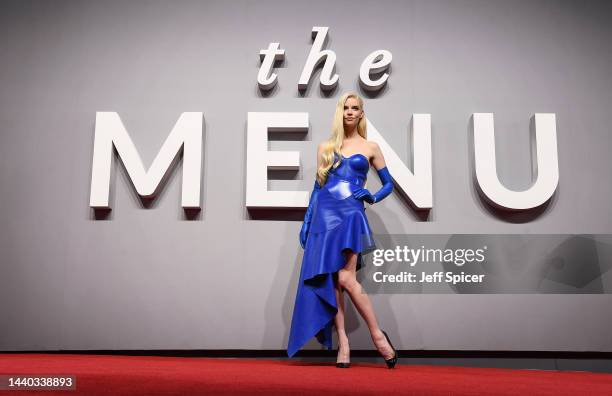 Anya Taylor-Joy attends the UK Premiere of Searchlight's "The Menu" at BFI Southbank on November 09, 2022 in London, England.