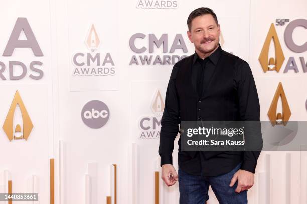 Ty Herndon attends the The 56th Annual CMA Awards at Bridgestone Arena on November 09, 2022 in Nashville, Tennessee.