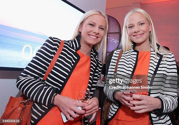 Cheyenne and Valentina Pahde attend the launch party for glitz* the new women and lifestyle channel from Turner Broadcasting System Deutschland at...