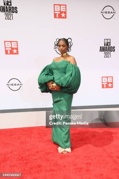 Mereba attends the 21st BET Awards at L.A. Live on June 27, 2021 in Los Angeles, California.