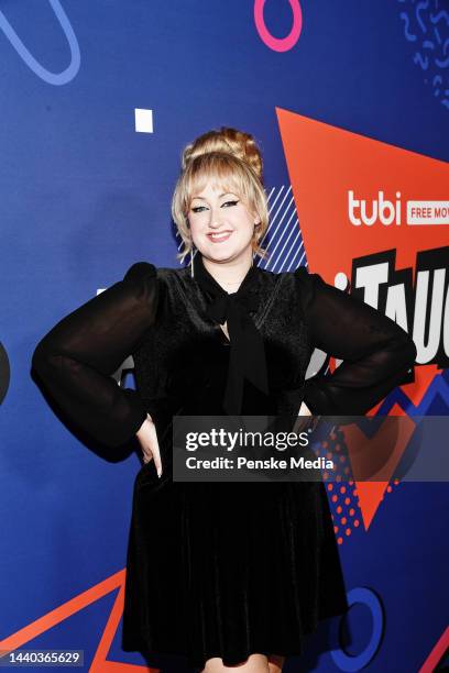 Brittany Broski attends the Tubi x TikTok first ever live form reunion show at Sneakertopia in Los Angeles, California on June 30, 2021.