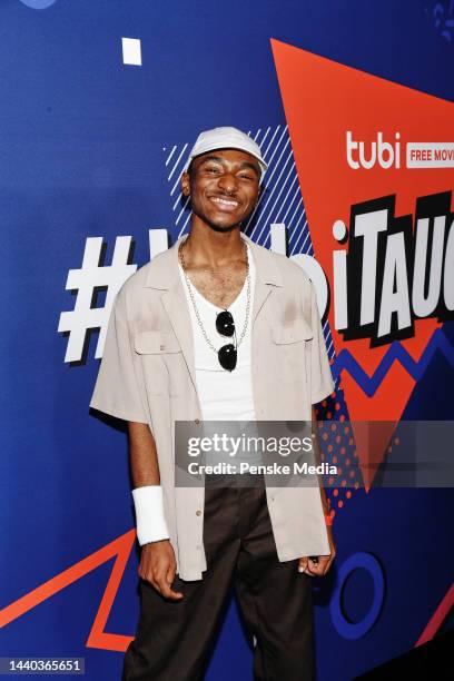 Trey Clements attends the Tubi x TikTok first ever live form reunion show at Sneakertopia in Los Angeles, California on June 30, 2021.