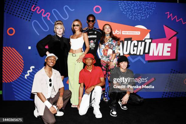 Brittany Broski, Suede Brooks, Wiksom Kaye, Melissa Ong, Tre Clements, Rodney Lee and Zack Lugo attends the Tubi x TikTok first ever live form...