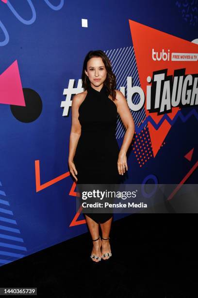 Lacey Chabert attends the Tubi x TikTok first ever live form reunion show at Sneakertopia in Los Angeles, California on June 30, 2021.