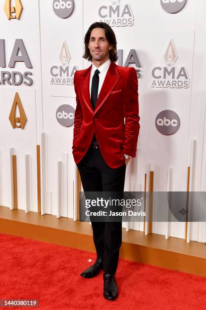 Jake Owen attends The 56th Annual CMA Awards at Bridgestone Arena on November 09, 2022 in Nashville, Tennessee.