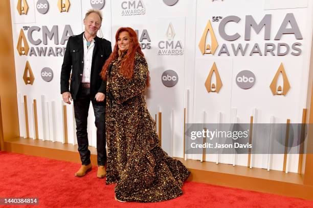 Cactus Moser and Wynonna Judd attend The 56th Annual CMA Awards at Bridgestone Arena on November 09, 2022 in Nashville, Tennessee.