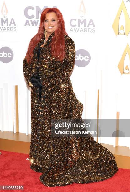 Wynonna Judd attends The 56th Annual CMA Awards at Bridgestone Arena on November 09, 2022 in Nashville, Tennessee.