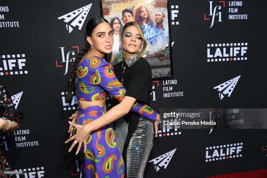 Melissa Barrera and Leslie Grace attend the Los Angeles Latino... News