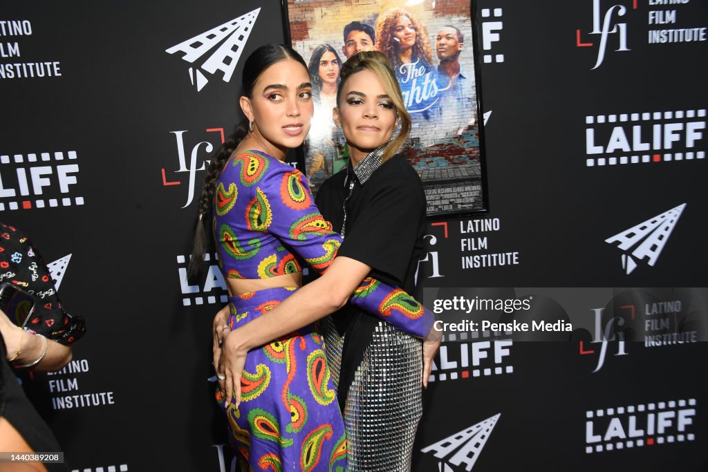 Melissa Barrera and Leslie Grace attend the Los Angeles Latino... News