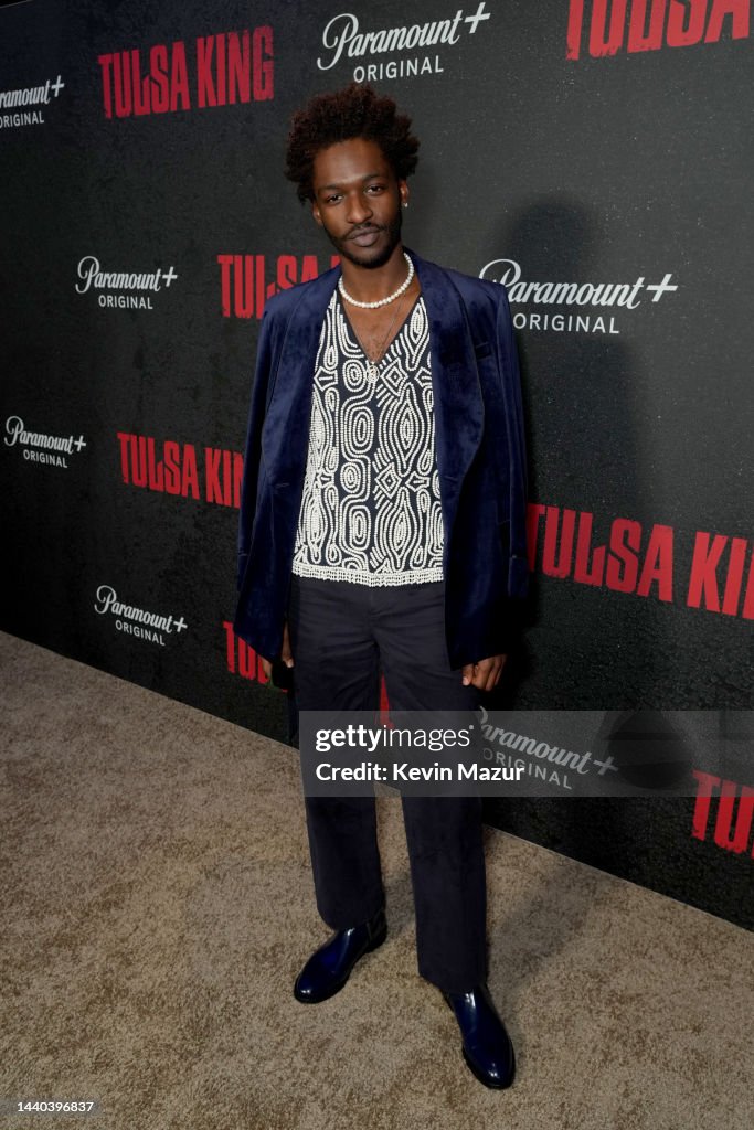 Jay Will attends the "Tulsa King" premiere on November 09, 2022 in