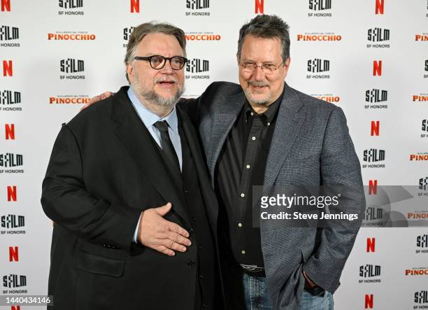 Director Guillermo del Toro and moderator John Knoll attend SFFILM's 2022 SF Honors Celebrating "Guillermo del Toro's Pinocchio" Screening and Q&A at...