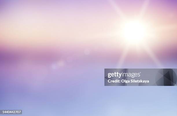 defocused sunrise or sunset - sunny winter stock pictures, royalty-free photos & images