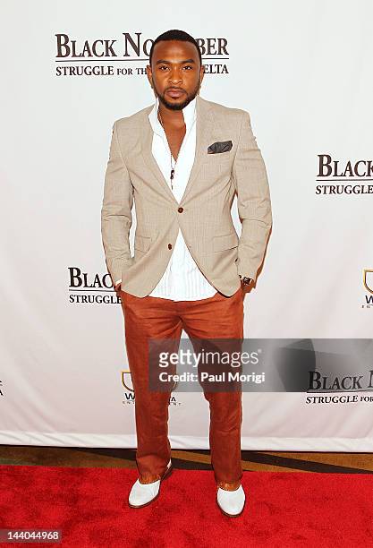 Actor Enyinna Nwigwe attends the Black November screening at John F. Kennedy Center for the Performing Arts on May 8, 2012 in Washington, DC.