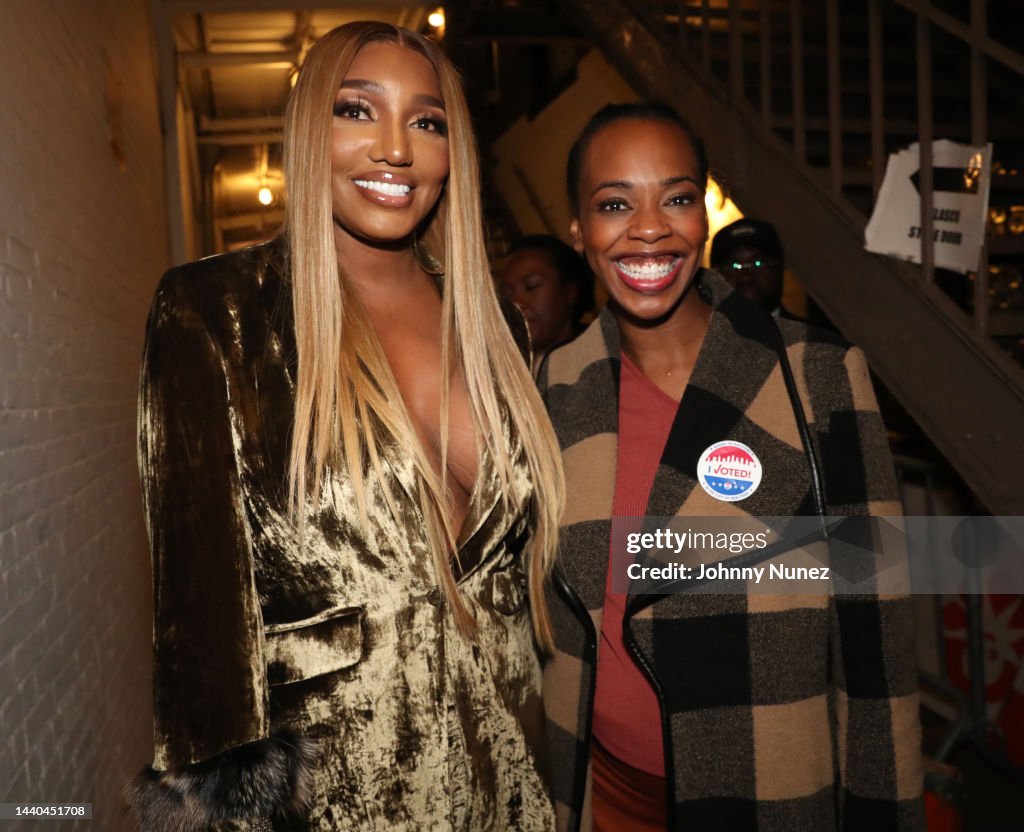 Nene Leakes and Fedna Jacquet attend "Ain't No Mo'" First Preview On