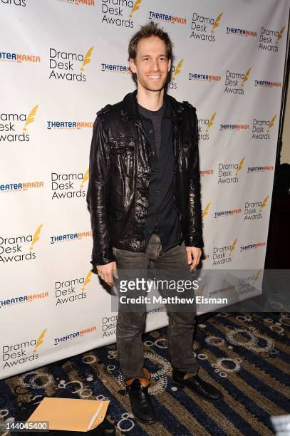 Set designer David Korins attends the 57th Annual Drama Desk Awards Nominees Reception at Oceana Restaurant on May 8, 2012 in New York City.