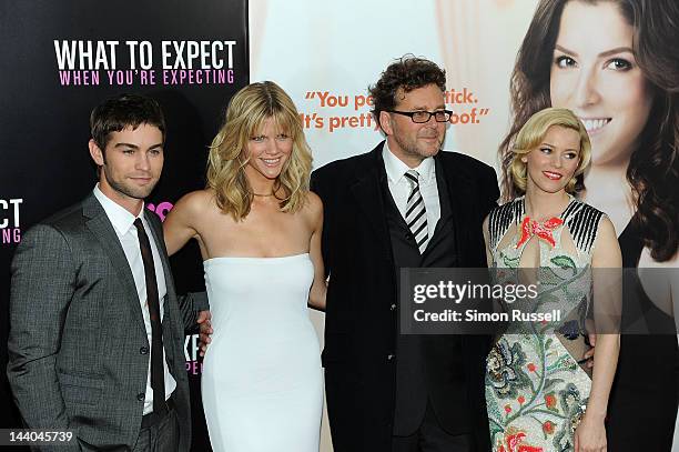 Chase Crawford, Brooklyn Decker and Kirk Jones and Elizabeth Banks attend the "What To Expect When You're Expecting" New York Screening at AMC...