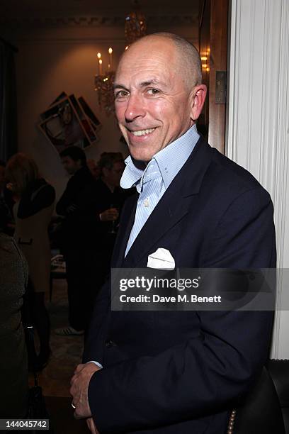 Dylan Jones attends a party to launch the book "Speed of Life," containing photographs of David Bowie, by Masayoshi Sukita at the Arts Club on May 8,...